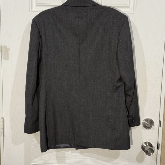 41R J RIGGINGS HUNTING HORN Gray Suit Jacket Sport Coat Blazer - Picture 4 of 7